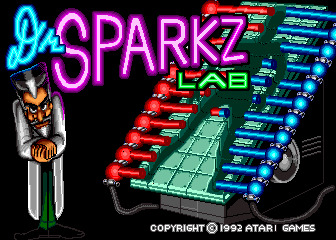 Sparkz (prototype) Title Screen